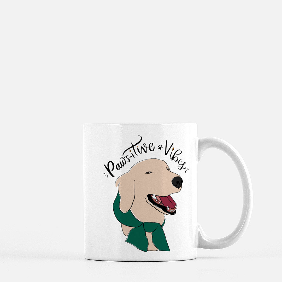 Stay Pawsitive Mug — Happy Dog Wellness